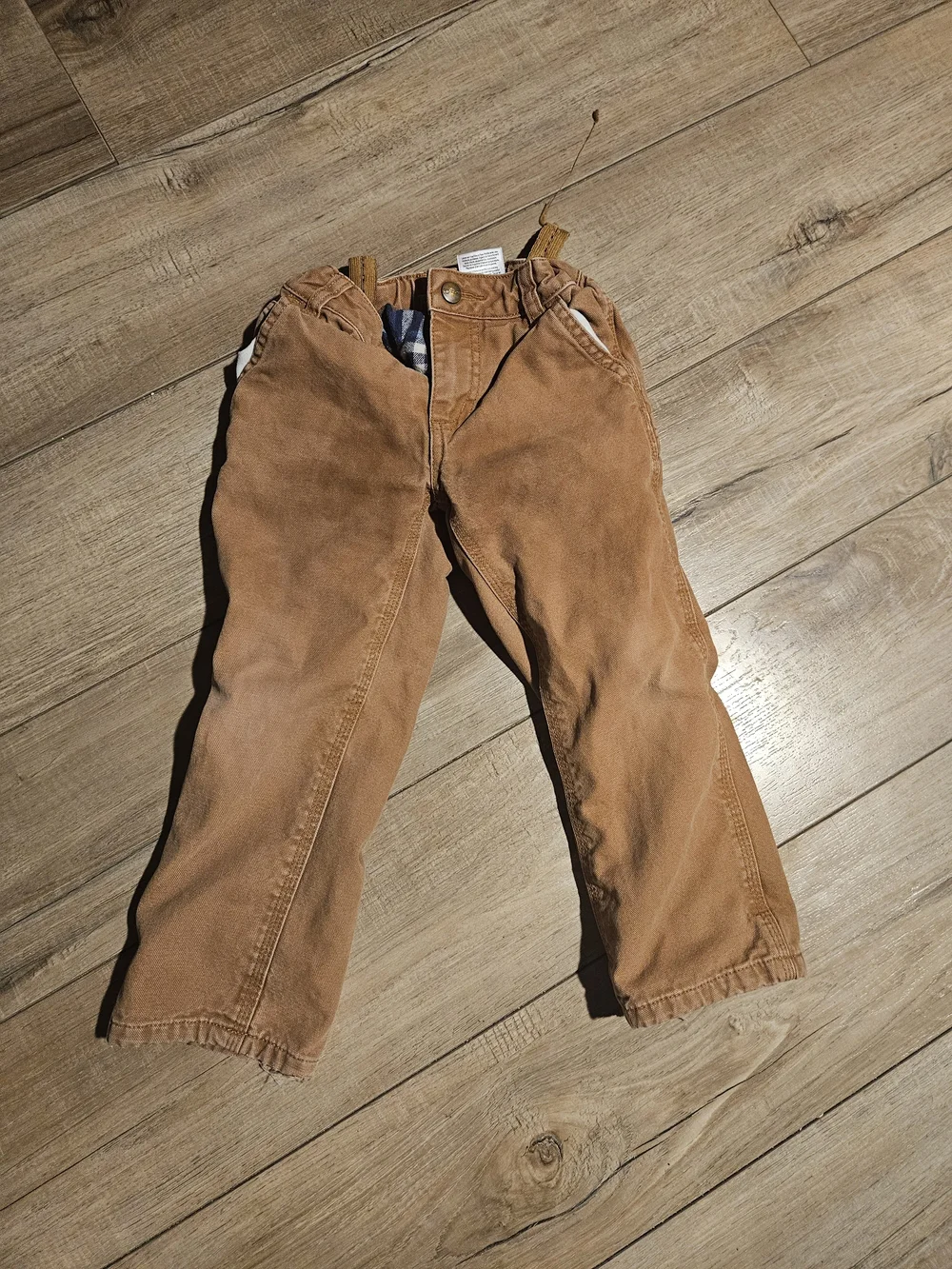 OshKosh B'gosh Jean And Carhartt Fleece Lined Pants - Brown